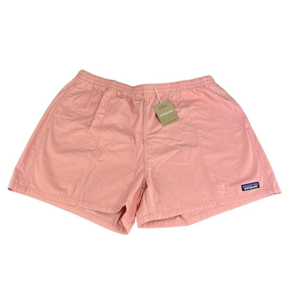 Patagonia Funhoggers 4" Sunfade Pink Shorts Women's Size XL